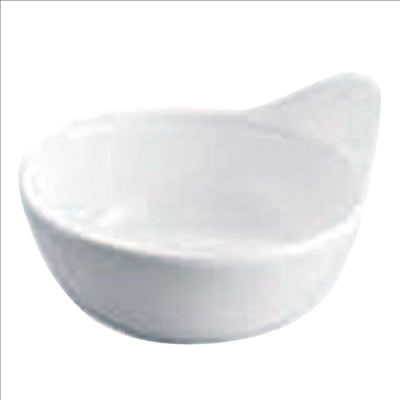 BOLS OVALES 'ASAMI WARE' 200 ML 12,4x10,7x6 CM BLANC MÉLAMINE (12 UNITÉS)