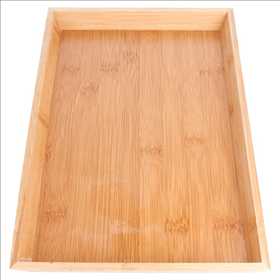 PLATEAU  30x20x3 CM NATUREL BAMBOU (1 UNITÉ)