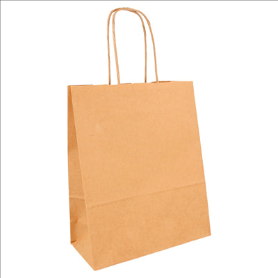 SACS SOS AVEC ANSES  80 G/M2 18+8x21,5 CM NATUREL KRAFT (250 UNITÉS)