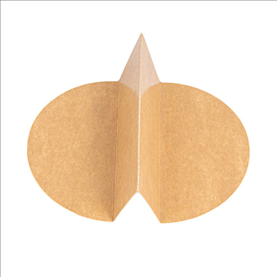 SÉPARATEUR 2 COMPARTIMENTS SALADIER 212.98  300 + 18 PE G/M2 Ø22,3/14x4,8 CM NATUREL KRAFT (600 UNITÉS)