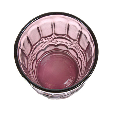 GOBELETS VINTAGE 'WAKI GLASS' 250 ML Ø8x10 CM LAVANDE VERRE (6 UNITÉS)