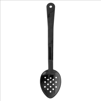 CUILLÈRE PERFORÉE SERVICE  33,3 CM NOIR POLYCARBONATE (1 UNITÉ)