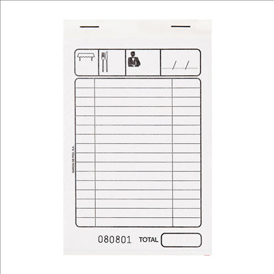 BLOCS FACTURES DUPLI 50x2 FEUILLES  10x15 CM BLANC AUTOCOPIANT (100 UNITÉS)