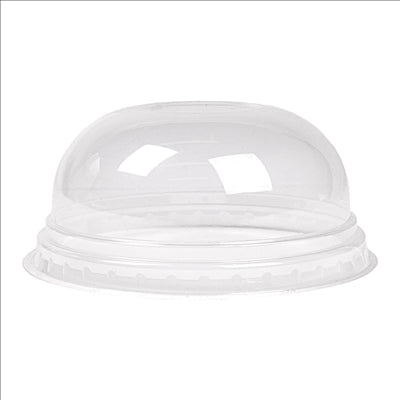 COUVERCLES COUPOLE SANS ORIFICE POUR 224.02  Ø 9,5x4,4 CM TRANSPARENT PLA (800 UNITÉS)