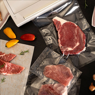 SACHETS EMBALLAGE SOUS VIDE  80µ 30x40 CM TRANSPARENT PA/PE (100 UNITÉS)