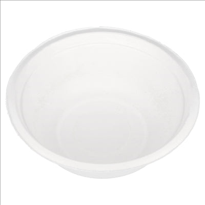 SALADIERS 'BIONIC' 500 ML Ø 15,5x5,4 CM BLANC BAGASSE (600 UNITÉS)