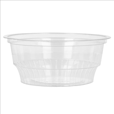 POTS À GLACE 150 ML Ø9,5x3,8 CM TRANSPARENT PET (1000 UNITÉS)