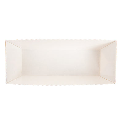 MOULES CUISSON PÂTISSERIE  230 G/M2 20,2x6,8x6,2 CM NATUREL KRAFT (300 UNITÉS)