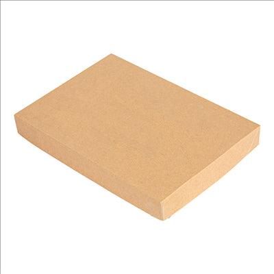 COUVERCLES SANS FENÊTRE POUR BOÎTES 254.72 'THEPACK' 240 G/M2 22x15x2 CM NATUREL CARTON ONDULÉ NANO-MICRO (200 UNITÉS)