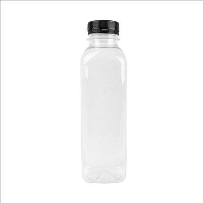 BOUTEILLES 500 ML 6x6x19,5 CM TRANSPARENT RPET (126 UNITÉS)