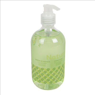 SAVON POUR LES MAINS 'NATURAL' 500 ML (20 UNITÉS)