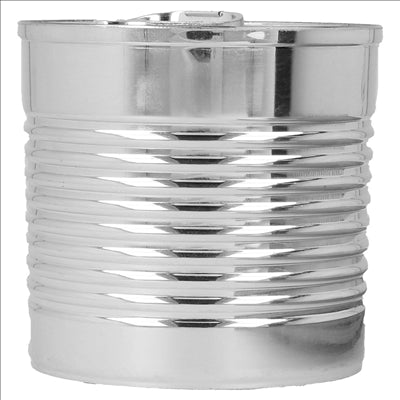 BOÎTES DE CONSERVE 220 ML Ø7,4x7,2 CM ARGENTE PS (100 UNITÉS)