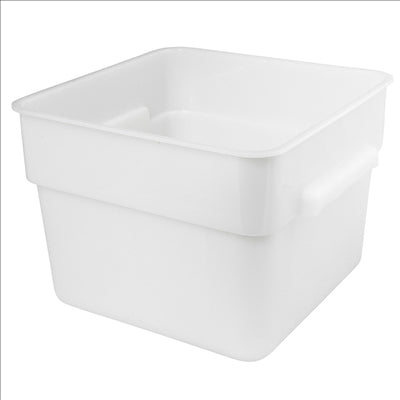 BAC ALIMENTAIRE 12 L 28,5x28,5x21 CM BLANC PP (1 UNITÉ)