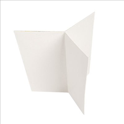 INTERCALAIRE 3 COMPART.  260 + 36 PE G/M2 Ø12,7/10,4x8,5 CM BLANC CARTON (500 UNITÉS)