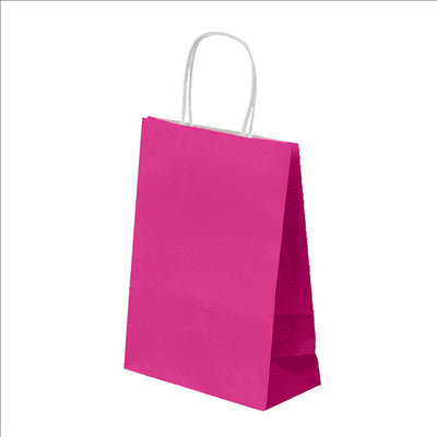 SACS SOS AVEC ANSES  80 G/M2 20+10x29 CM FUCHSIA CELLULOSE (250 UNITÉS)