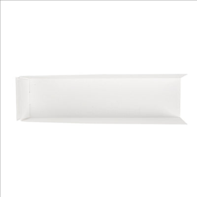 PELLES HOT DOG 'THEPACK' 230 G/M2 4,7x18,2x4 CM BLANC CARTON ONDULÉ NANO-MICRO (1200 UNITÉS)