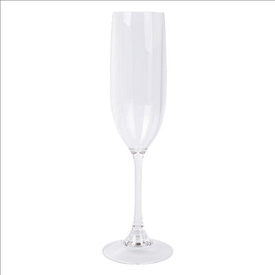 FLÛTES CHAMPAGNE 150 ML Ø 4,5/6,8x22,5 CM TRANSPARENT POLYCARBONATE (24 UNITÉS)