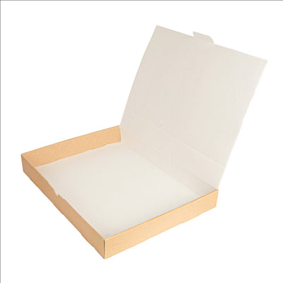 PLATEAUX MODULABLES 'THEPACK' 330 G/M2 40x30x5 CM NATUREL CARTON ONDULÉ MICROCANAL (100 UNITÉS)