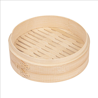 RÉCIPIENTS MAXI DIM-SUN  Ø 20x6 CM NATUREL BAMBOU (4 UNITÉS)