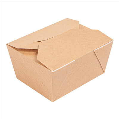 BOÎTES AMÉRICAINES MICRO-ONDABLES 'THEPACK' 780 ML 220 + 12PP G/M2 11,3x9x6,3 CM NATUREL CARTON ONDULÉ NANO-MICRO (500 UNITÉS)