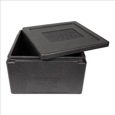 BOÎTE ISOTHERME POUR GN 2/3, PIZZA OU GÂTEAUX 27 L 41,5x40x26,5 CM NOIR EPP (1 UNITÉ)