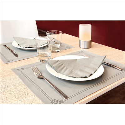 SETS DE TABLE  48 G/M2 31x43 CM GRIS CELLULOSE (2000 UNITÉS)