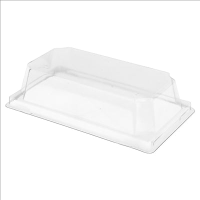 COUVERCLES POUR RÉFÉRENCE 224.86  3,7 (h) CM TRANSPARENT PET (1000 UNITÉS)