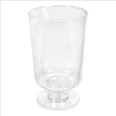 COUPES INJECTÉES VIN 150 ML Ø 5,7x9,6 CM TRANSPARENT CRISTAL PS (264 UNITÉS)