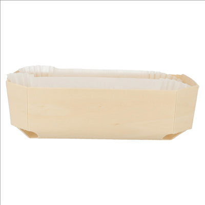 400 U. BARQUETTES BOIS + MOULES SILICONÉS 400 ML 14x9x4,5 CM NATUREL BOIS (1 UNITÉ)