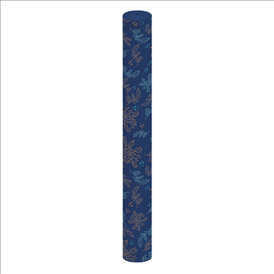 NAPPE 'HOLLY' 55 G/M2 1,20x25 M BLEU AIRLAID (1 UNITÉ)