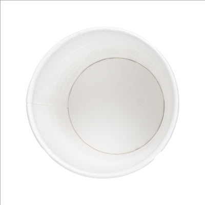 GOBELETS BOISSONS CHAUDES 1 PAROI 'JAVA' 120 ML 230 + 18 PE G/M2 Ø6,2/4,5x6 CM BLANC CARTON (1000 UNITÉS)
