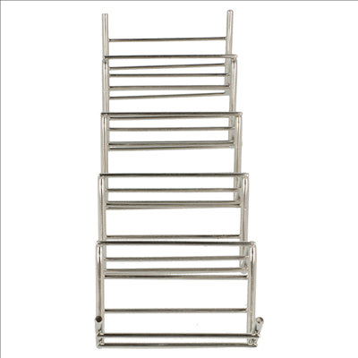 RACK POUR 4/5 TACOS 'ARTINOX'  19,7x6,4x3,8 CM ARGENTE INOX (12 UNITÉS)