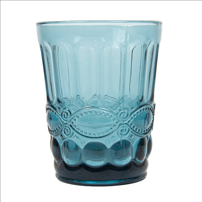 GOBELETS 'VINTAGE' 250 ML Ø8x10 CM BLEU VERRE (6 UNITÉS)