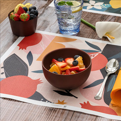 SETS DE TABLE OFFSET 'AMALFI' 70 G/M2 31x43 CM QUADRICHROMIE PAPIER (2000 UNITÉS)