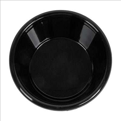 12 RAMEQUINS 60 ML Ø 7x3,5 CM NOIR PET (1 UNITÉ)