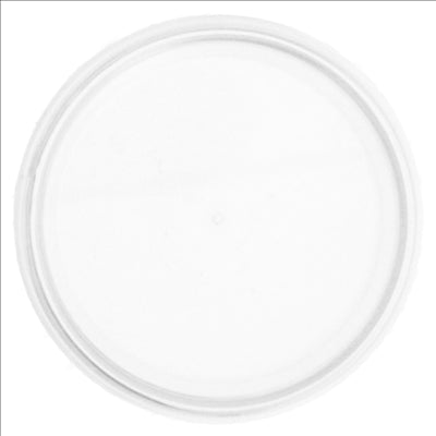 COUVERCLES POUR RÉCIPIENTS INVIOLABLES REFS. 220.82/220.83 30/50 ML Ø 4,8 TRANSPARENT PP (2700 UNITÉS)