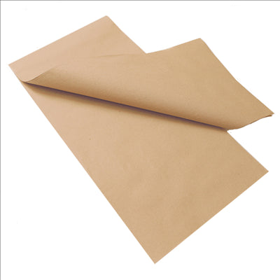 NAPPES PLIAGE M  48 G/M2 120x120 CM NATUREL PAPIER RECYCLÉ (200 UNITÉS)