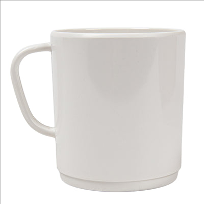 TASSES À CAFÉ 'ASAMI WARE' 240 ML Ø 8x9 CM IVOIRE MÉLAMINE (12 UNITÉS)