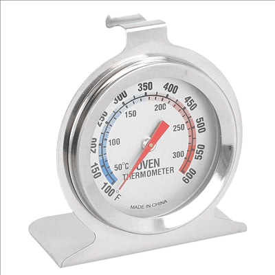 THERMOMÈTRE CUISSON FOUR 50º À 300ºC  6,5x7x4 CM ARGENTE INOX (1 UNITÉ)