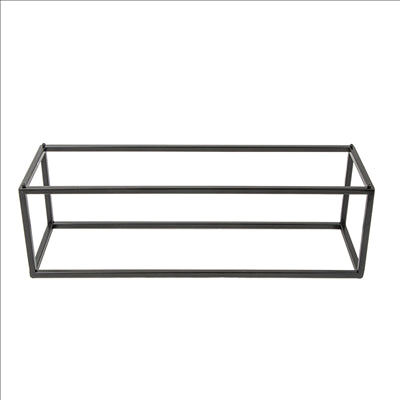 PRÉSENTOIR BUFFET POUR PLATEAUX 263.51/263.55 'ASAMI WARE'  53x16,2x16 CM NOIR METAL (1 UNITÉ)