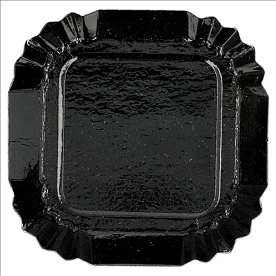 MINI PLATEAUX 325 G/M2 5,5x5,5 CM NOIR CARTON (100 UNITÉS)