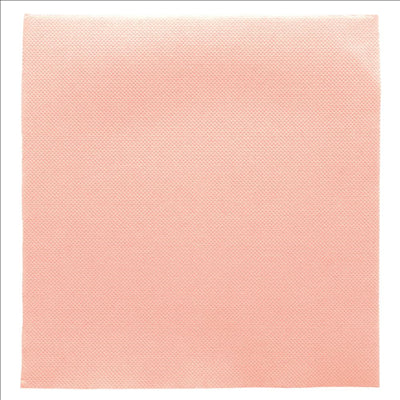 SERVIETTES ECOLABEL 'DOUBLE POINT' 18 G/M2 39x39 CM ROSE OUATE (1200 UNITÉS)