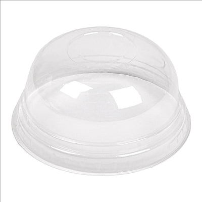 COUVERCLES COUPOLE SANS ORIFICE POUR 223.99  Ø 7,8x3,9 CM TRANSPARENT PLA (1250 UNITÉS)