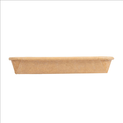 RÉCIPIENTS POUR "SUSHI"  20PE + 280 +16PE G/M2 16x9,1x2,4 CM NATUREL KRAFT (800 UNITÉS)
