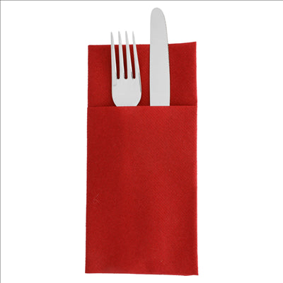 SERVIETTES KANGOUROU  55 G/M2 40x40 CM BORDEAUX AIRLAID (700 UNITÉS)