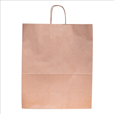 SACS SOS AVEC ANSES  100 G/M2 40+20x48 CM NATUREL KRAFT (150 UNITÉS)