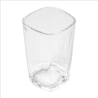 MINI VERRE CARRÉ 105 ML 3,5 OZ 5,2x5,2x8,5 CM TRANSPARENT VERRE (72 UNITÉS)