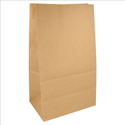 SACS SOS SANS ANSES  70 G/M2 22+14x37 CM NATUREL KRAFT (500 UNITÉS)