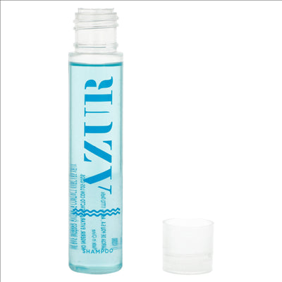 FLACONS SHAMPOOING 'AZUR' 40 ML 11,8 CM TRANSPARENT PLASTIQUE (300 UNITÉS)