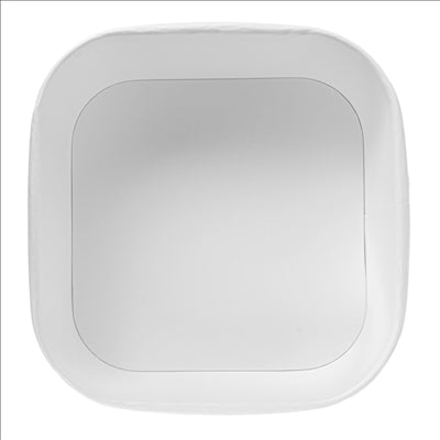 RÉCIPIENTS CARRÉS 1410 ML 320 + 26 PE G/M2 16,7x16,7x7,5 CM BLANC KRAFT (300 UNITÉS)